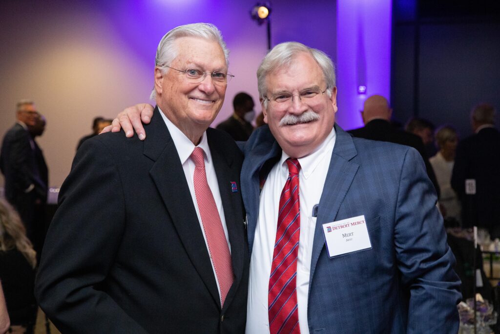 Dr. Richard Nyiel and Dean Mert N. Aksu